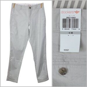 NEW Dockers Khakis Chinos Pants Womens Size 0 30" x 30" Skinny Leg Work